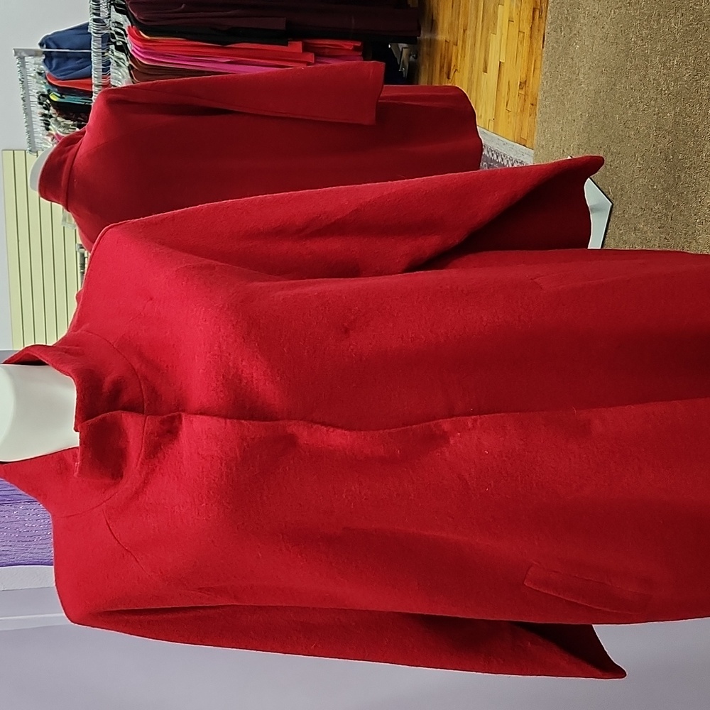 Red wool 3/4 lenght Coat